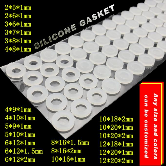 Circular Rubber Gasket Leaking Proof 60A UV Resistant Silicone Gasket